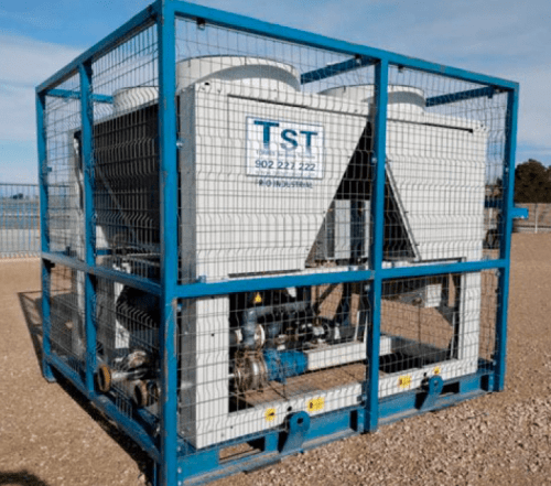 Alquiler de enfriadoras de agua "Chillers" para climatización