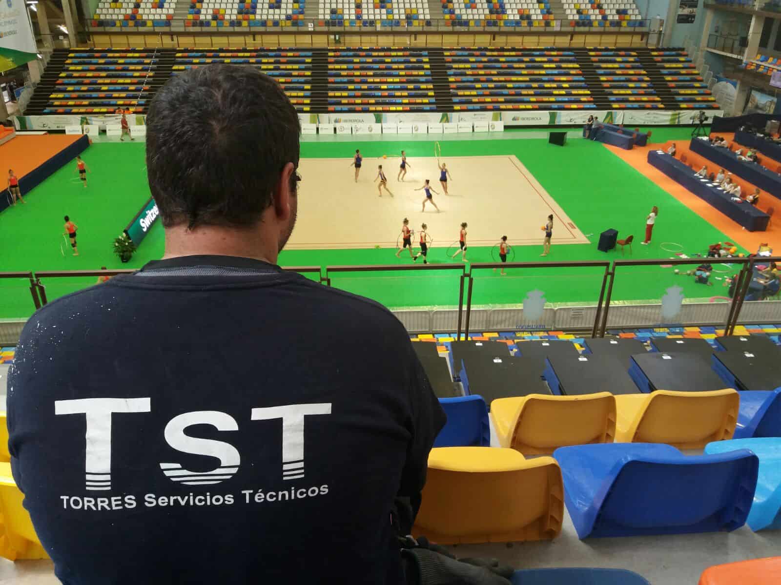Técnico TST en campeonato del mundo de gimnasia rítmica en Guadalajara