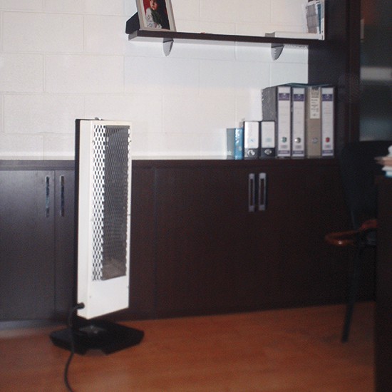 Alquiler de estufa eléctrica en oficinas