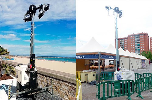 Why rent an outdoor lighting tower?