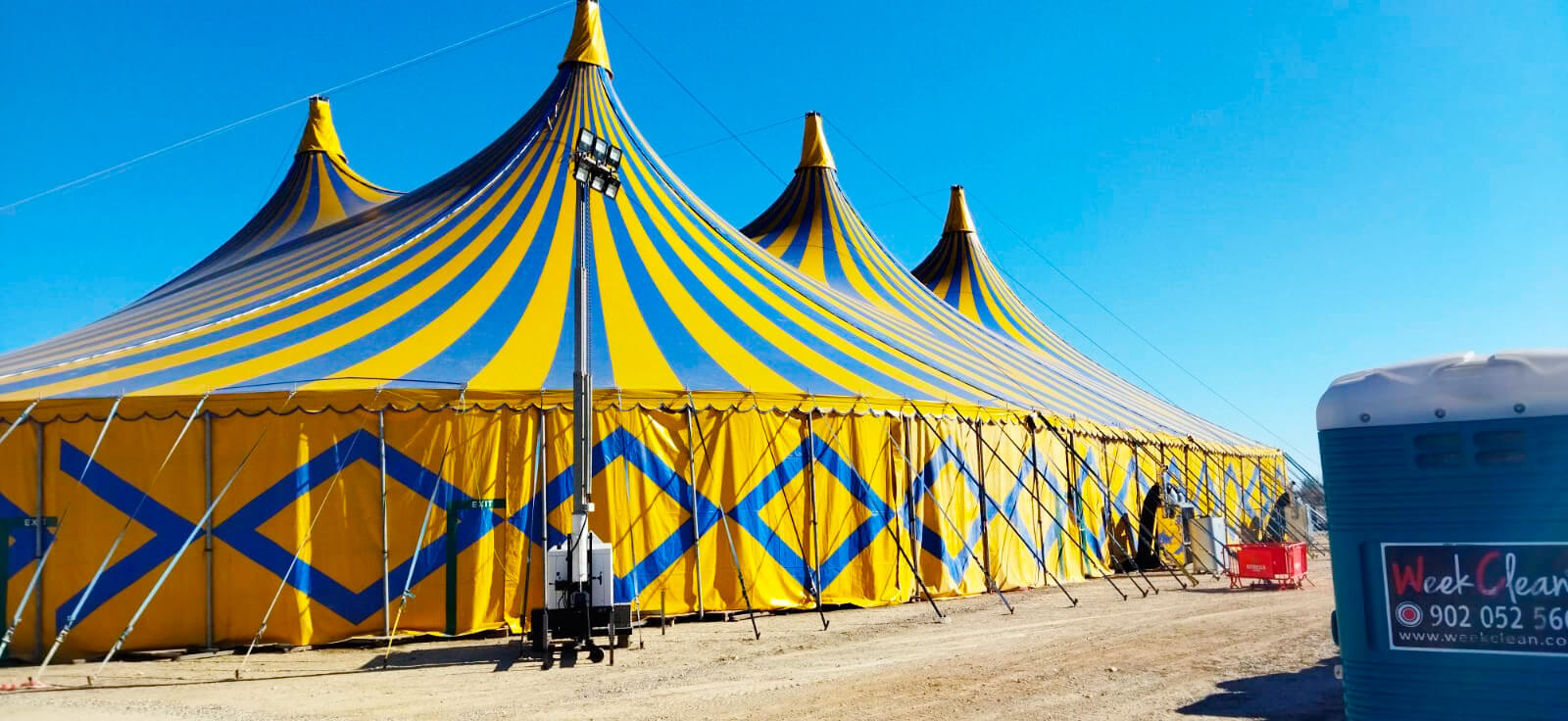 Climatización de carpa de circo 