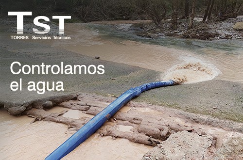 Servicio de drenaje, bombeo y evacuación de agua para inundaciones en Cataluña