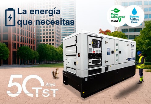 Grupos Electrógenos STAGE V 54–250 kVA | Superinsonorizados y eficientes – TST Servicios
