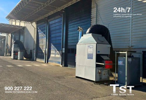 TST Servicios reactiva en horas la calefacción de una fábrica tras una avería crítica
