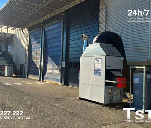 TST Servicios reactiva en horas la calefacción de una fábrica tras una avería crítica