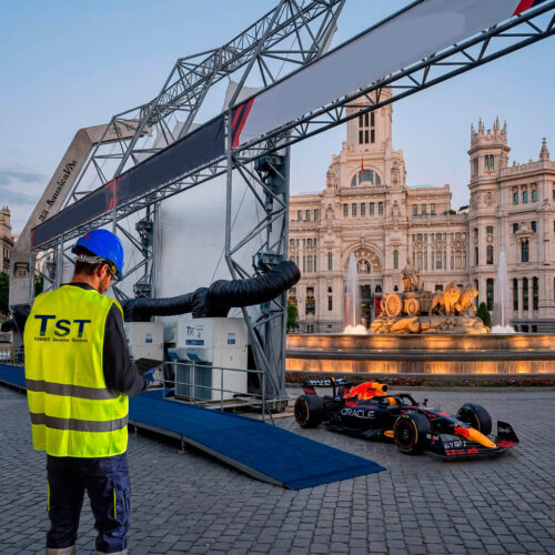 Instalaciones técnicas temporales para la Fórmula 1 en Madrid